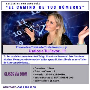 María Eugenia Larraín Instagram - No te pierdas este maravilloso Taller de Numerologia... inicio martes 7 sept a las 20 hrs... tus Números traen grandes mensajes para ti para hacer los  cambios que necesitas a tu favor ... inscríbete por whatssapp al  56949855258