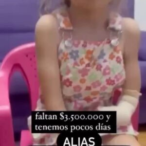 María Valenzuela Instagram - La guerrera de Juanita todavía nos necesita! Están faltando $3.500.000 para terminar de pagar la rehabilitación de ella! Por favor 🙏🏻 difundi para que llegue a más personas y dona lo que puedas, por poquito que sea todo suma! Alias: fundacion.donar o maletecuida23 Gracias en nombre de La Princesa Juanita ❤️🌹❤️