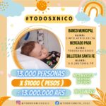 María Valenzuela Instagram – Nico está con su mamá y su papá desde julio 2022 en Barcelona bajo tratamiento oncológico 💉⚕️👩‍⚕️💊👨‍⚕️, por suerte dió resultado y está en remisión 🙌🏽. En éste momento está haciendo la consolidación q consta de 5 ciclos. En unos días comienza el 4to ciclo que está pago,  falta cubrir el 5to y último a realizarse en enero, gente es un esfuerzito más… Cuando vayas de compras y pienses en los tuyos ( comida, ropa, regalos), incluilo a Nico, hacele un regalito, el regalo más grande le vas a dar,  el de la vida!!! 🧡🧡🧡 Está en nuestras manos, no miremos para otro lado, no demos lo que nos sobra… demos lo q el otro necesita… 🙏🙏🙏🙏. Gracias.