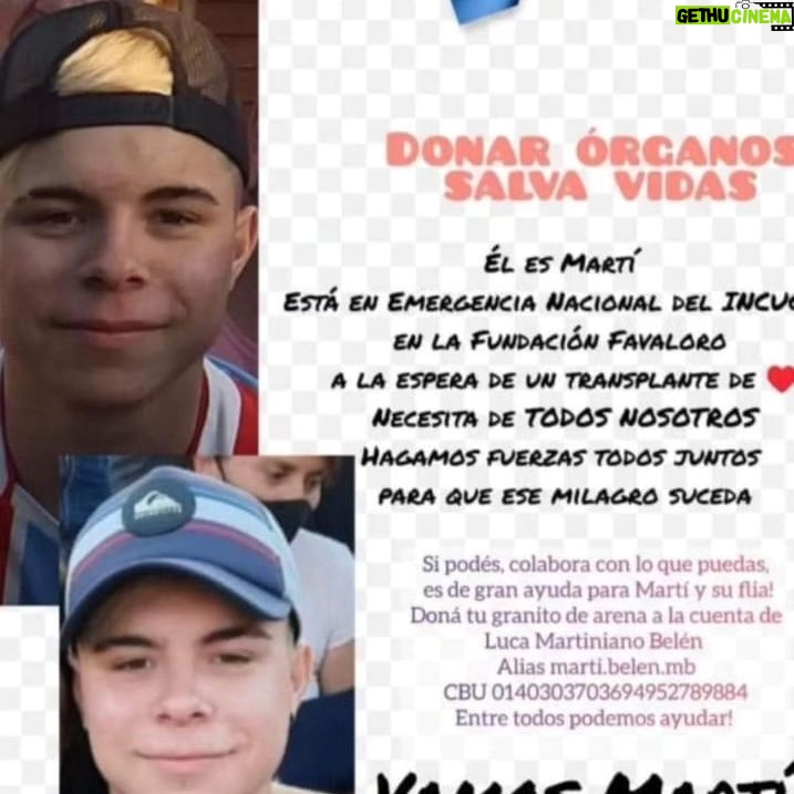 María Valenzuela Instagram - Marti está en emergencia nacional! Él necesita un corazón ❤️ para seguir viviendo. Donar órganos es dar Vida 🙏🏼🙏🏼🙏🏼