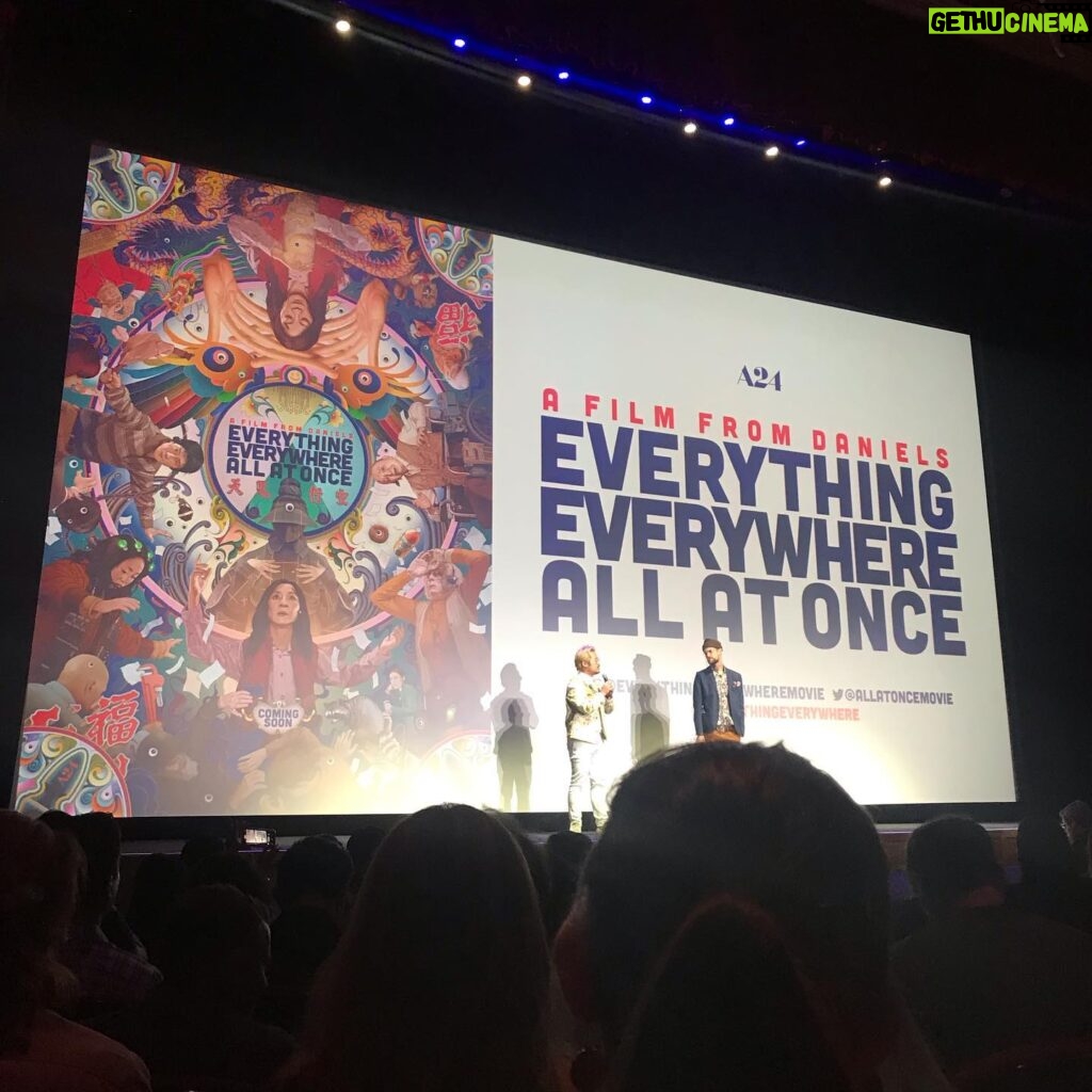 Mara Wilson Instagram - THIS MOVIE! 🤯 My mind was absolutely blown, and I loved it. So funny and goofy but also a tearjerker. Please go see @everythingeverywheremovie! @michelleyeoh_official is an absolute legend, @kehuyquan is so charming and funny and handsome and a true credit to all Former Child Actors, and (my friend from college!) @stephaniehsuofficial is an absolute STAR! Congratulations, @dunkwun and Daniel Scheinert! #everythingeverywhereallatonce