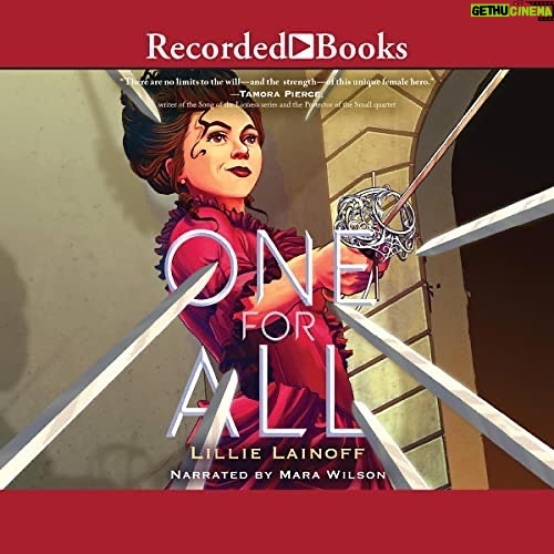 Mara Wilson Instagram - Pre-orders are now available for #OneForAll, the AMAZING upcoming genderflipped Three Musketeers book I narrated! This book is especially close to my heart because the main character, like me, has POTS! It’s a story about friendship, love, living with grief and chronic illness, with all kinds of sword-clashing adventure. I loved being a part of this book! Links to preorder the audiobook in bio! 💜⚔️ #SisterhoodOfTheStabStab #POTS #dysautonomia