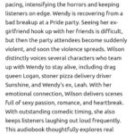 Mara Wilson Instagram - Thank you, @audiofilemagazine, for your review of my narration of The Z Word by Lindsay King-Miller! Bringing this chaos bisexual and her crew of friends and lovers to life as they battle the undead, as well as corporate corruption, and build their own loving, resilient community, was a blast! 🧟‍♀️ Now available on Libro.fm, Audible, and wherever you get your audiobooks!