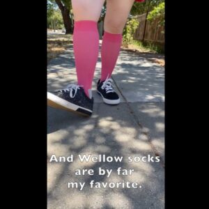 Mara Wilson Instagram - Need some comfort and relief for tired legs and feet? Why not try Wellow, my absolute favorite socks? Go to wearwellow.com and use the Promo code MARA20 at checkout!

I’ve tried between ten and twenty brands of compression socks, and really, nothing tops Wellow for comfort and support. They also are CUTE and match what I wear! I’ve recommended them to fellow #POTSies, pregnant friends, friends who work as waitstaff — I once even recommended them to medical professionals as I was being wheeled in to an OR. True story! Give your feet a hug! 🧦 #paidpartnership #socks #compressionsocks