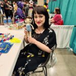 Mara Wilson Instagram - Day Two of @galaxyconoklahomacity! So many nice people, and so many reassurances that Tornado Watches happen here all the time. And also this adorable crocheted Matilda doll! 😍 One more day!