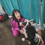 Mara Wilson Instagram - Fun at #GalaxyConColumbus! Hanging out with @kathleenherles (AKA Dora the Explorer), a cute stuffed cat, a truly creative Mrs. Doubtfire cosplayer, and an adorable dog named Sidney!