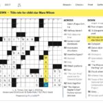Mara Wilson Instagram - Last week I was in the LA Times Crossword. Now I’m in the Washington Post Crossword! I love being a clue! 🧐📰