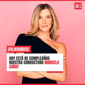 Marcela Sabat Instagram - ¡Feliz cumpleaños, @marcelasabat, una de las brillantes conductora de #MiradaVelvet! 🎉✨

Gracias por regalarnos momentos de debate en cada emisión. 🎂 ¡Salud por muchos más exitosos programas! 🥂🌟