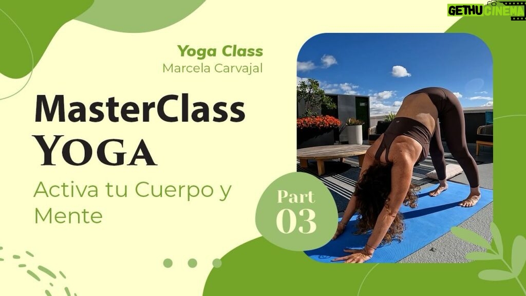 Marcela Carvajal Instagram - Nuevo video en mi canal de Youtube. New Yoga class in my YouTube channel.