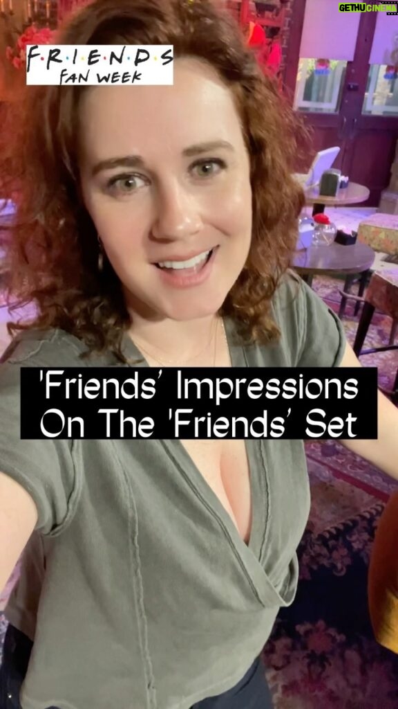 Marcella Lentz-Pope Instagram - ’The One With All The Impressions’ - Happy Friends Fan Week! So I partnered with Warner Bros. and got to do something pretty cool… Friends impressions on the freaking set of Friends! Thank you WB for such a fun time. Post a #FriendsFanWeek video for a chance to be featured on @friends this week #PaidPartnership @friends @wbstyle @wbtourhollywood