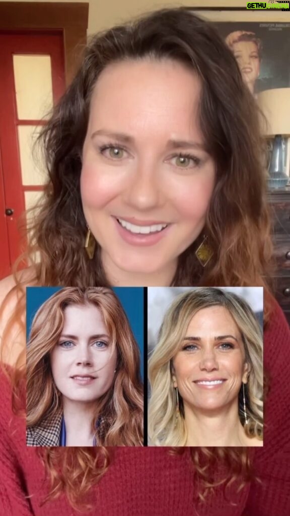 Marcella Lentz-Pope Instagram - PART 9 of my series Actors Turning Into Other Actors! Watch next reel to see who Kristen Wiig turns into…