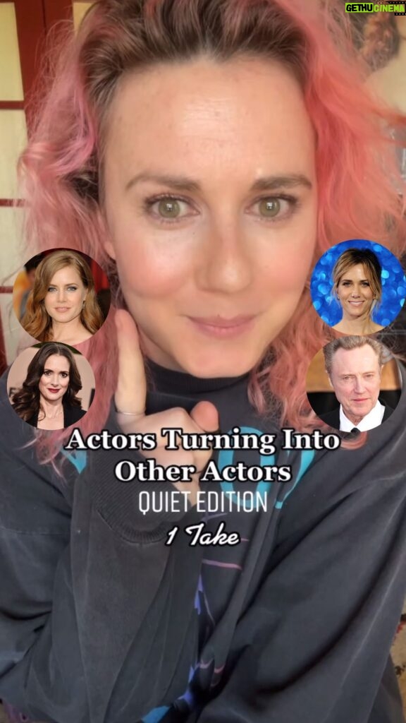 Marcella Lentz-Pope Instagram - Actors Turning Into Other Actors “Quiet Edition” in 1 take 🤫