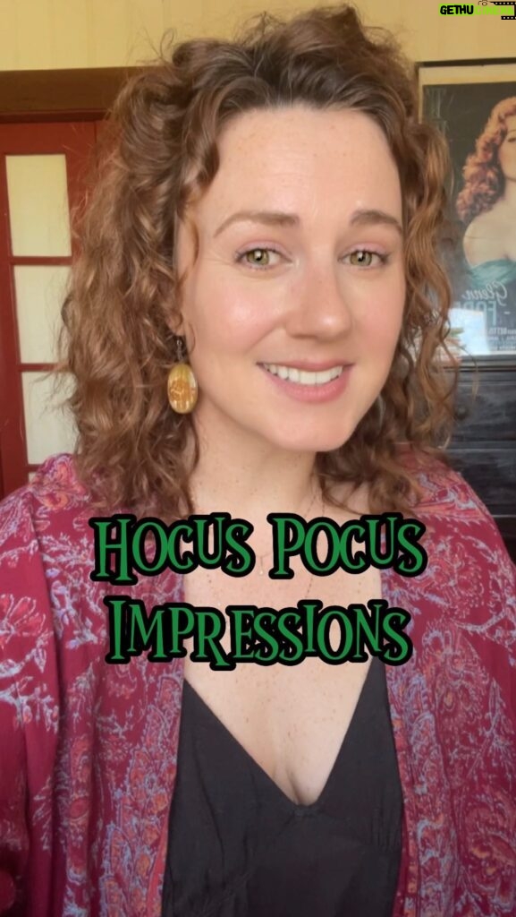 Marcella Lentz-Pope Instagram - Hocus Pocus 2 comes out today so thought I’d do some impressions from the classic! Just the Sanderson Sisters in this one. But maybe more in a part 2?
