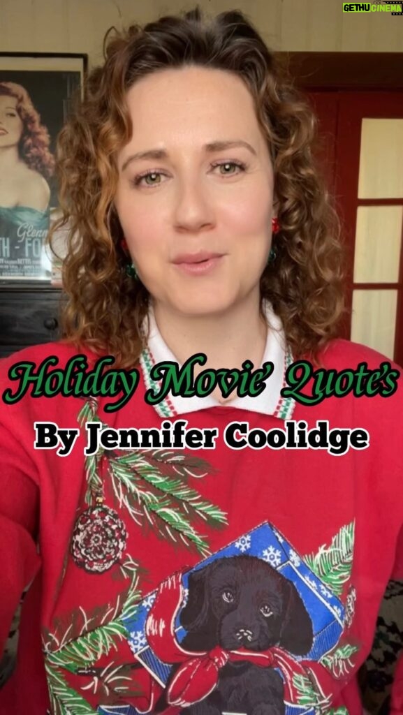 Marcella Lentz-Pope Instagram - 🎄Jennifer Coolidge Holiday Movies🎄