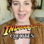 Marcella Lentz-Pope Instagram - In honor of ‘Indiana Jones and the Dial of Destiny’ opening tomorrow, here are some of my favorite quotes from the original trilogy.