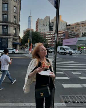 Marg Helgenberger Instagram - In the Big Apple this weekend to honor the late great Paula Weinstein. A beautiful memorial, held during @tribecca film festival, where Paula’s genius as a producer, guided the festival for over a decade.

Paula’s extraordinary daughter Hannah Rosenberg, hosted a perfect day filled with deeply heartfelt tributes, laughter, & a Motown dance party at @sohograndhotel

Added bonus was getting to hang with one of my idols, the legendary @janefonda !

Thank you @hmsrose for producing a fitting tribute to your mama.  And to my amazing husband #charliehaugk for taking all the 📸
#PaulaForever