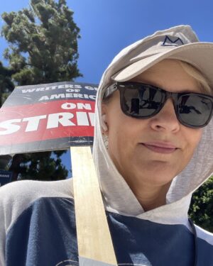 Marguerite MacIntyre Instagram - For as long as it takes. #WGAStrong