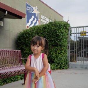 Mari Madrid Instagram - We just dropped her off at her first day of preschool 🥹😭