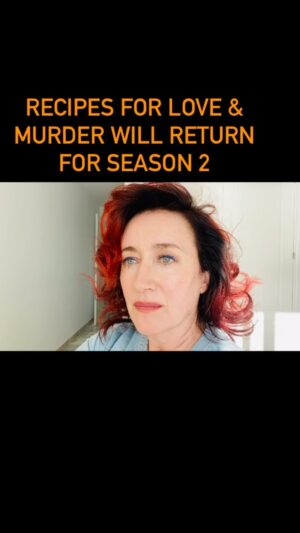 Maria Doyle Kennedy Instagram - Very happy to tell you that @recipes_for_love_and_murder will return for Season 2. Thank you very much to all of you who have messaged us and pestered @acorn_tv for more , I truly appreciate it and will do my utmost to make the food 🎂and solve the mysteries 😊 with massive help from @kyliehfisher #Jennifersteyn @t4tonykgoroge #eltonlandrau @arnogreeff @msmeganalexander @karenjeynes @thierrycassuto 
Thanks @acorn_tv @acorntvuk @mnettv #telepool