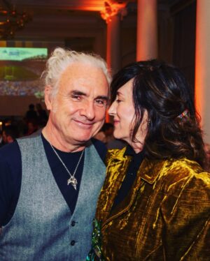 Maria Doyle Kennedy Instagram - I was given an award last week for making things and it’s a beautiful thing(made in Kildare but I’m not sure by whom?) and it was an unexpected and lovely day. 1-the lovely thing 2- my husband was proud of me 3- Bob Geldof (who also got an award) made a brilliant speech and was charming af 4- I asked Vince Power to put in a loo a bit nearer to the dressing room in the Mean Fiddler in order to avoid the pre-show Pee-ing in a jar when your show is packed 😊😊😊😊
Thanks @businessposthq #GlobalDiaspora