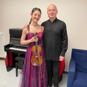 María Dueñas Instagram - And yet… this tour has come to an end.
Oviedo, Valencia, Alicante, Perugia and Bologna: thank you for all the love, you were amazing. We couldn’t have felt more at home ❤️
And thank you, dear @pjarvi and @dkambremen for this incredible week, for each and every night- you truly are one of a kind🌹