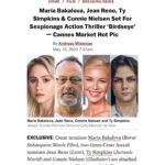 Maria Bakalova Instagram - One more secret is revealed 🥹❤️❤️❤️ This is going to be a badass one! Couldn’t be prouder to announce “Birdseye” ! Couldn’t be happier to work with the incredible @maryaloe_ and my forever favorites @officiel_jeanreno @connienielsenofficial and @tysimpkins 🥹💕🫶