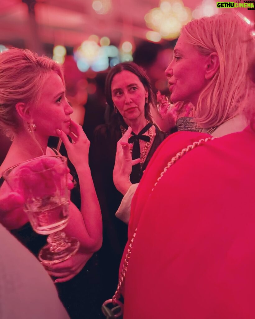 Maria Bakalova Instagram - Thank you @festivaldecannes for the opportunity to meet and spend time with some of my biggest idols, the actresses who’s always been an inspiration to me ❤️ … this is an appreciation post of these extraordinary women! @demimoore #CateBlanchett @isabelle.huppert @dianekruger 👑👑👑👑 📸: @emiliomadrid 💃: @highheelprncess 💇‍♀️: @patrickwilson 💄: @jamesmolloymakeupartist