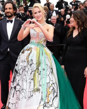 Maria Bakalova Instagram - The Apprentice had its premiere at @festivaldecannes ♥️

I couldn’t be more proud, humbled and grateful to be a part of this project and work with all these talented artists ❤️
I love you all and can’t wait for the world to see our film ❤️‍🔥

Thank you for my incredible team for being with me every step of the way! It’s such a blessing to be having you in my life! I love you so so so much!

💃: @highheelprncess 
💇‍♀️: @patrickwilson
💄: @jamesmolloymakeupartist 
👗: @dolcegabbana 
💎: @chopard 
📸: @gettyimages 

❤️‍🔥@anabzy @tomjeggo @emilygersonsaines @pandora_weldon @darcwolfejones @publiceyecomms ❤️‍🔥

ps: I never in my wildest dreams thought I’d be congratulated on my premiere from my biggest idol and inspiration Cate Blanchett and have the support of the great, exceptional talents like Cynthia Erivo and Zahra Amir Ebrahimi🥹❤️…