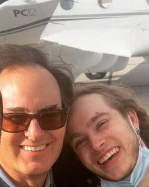 Maria Bello Instagram - My baby daddy is the bomb. Thank the dear lord he is steady and funny and kind and organized. Whoever you love, however you love them - love is love. Merci Dan McDermott. Happy Fathers Day. ❤️ #bestdadever