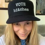 Maria Bello Instagram - We got this America. I’m voting for decency. For justice. For truth. For a future for my son where all are free to love who they love and humans are not judged for their religious beliefs, their incomes, the color of their skin or their fashion choices. I’m a dreamer who believes that we will do the right thing. I believe that 99% of us are kind and not complete assholes. Truth will prevail. I don’t like or respect liars. I don’t care if you are a republican or Democrat. Just vote. We got this. We really do. #vote - For the cool cap go to - http://Karanbradyinteriors.com