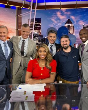 Maria Taylor Instagram - I’m not crying…you’re crying! Thank you to my @nbcsports and @snfonnbc Family for this wonderful send off! I love and appreciate each and every one of you. It’s been amazing to be your Sunday Night QB week to week, while growing my own franchise player. I have never felt more blessed! 

Thank you everyone for the well wishes for my family and I. We will see you next season❤️✨