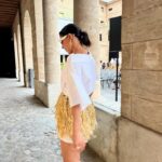 Mariam Hernández Instagram - En la inauguración del @atlantidamallorcafilmfest con @audispain 💥 Look fantasía de mi querida @mardy_nogales @pedrodelhierro_official