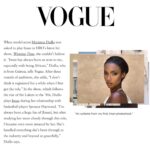 Mariama Diallo Instagram – Thank you @voguemagazine 🤍

This story is very dear to my heart. Hair has always been a huge part of my identity. From the African braiding shops to working in the beauty industry. 

Tbh, my years in modeling led me to having a complicated relationship with my hair( & Im sure many other black models.) These last few years I’ve been relearning and falling in love with my hair. Beyond grateful I get to share this story with you & @voguemagazine . God is good.

Thank you so much @akili_ for being so amazing and kind during our interview. 🤍 link in bio