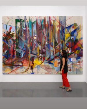 Mariana Oushiro Instagram - Started this painting in July in Paraty - Brazil (hosted by @villabomjardimparaty ) and finished in Paris during the month of August of 2023 hosted by @galerie_mitterrand . It's currently under  @galerie_mitterrand until June 2024 then final destination hopefully 🤞🏼 fingers crossed : New York or Brazil. O bom filho a casa torna dizemos neh? . Can't wait to see this one again! 
Curated by @newm.artcollection 
Photo credits: Aurélien Mole
 #newyorkcollection #artistsoninstagram #artadvisor #contemporayart