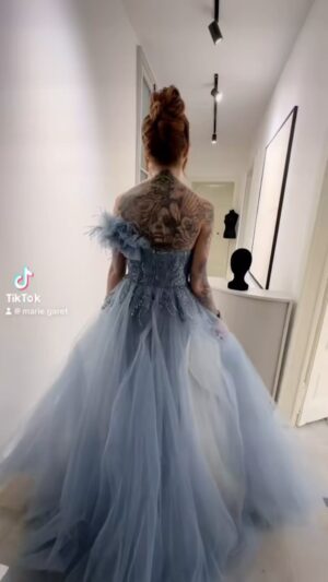 Marie Garet Instagram - Shooting haute couture 👸