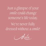 Marie Osmond Instagram - "Just a glimpse of your smile could change someone's life today. We're never fully dressed without a smile!" - Marie Osmond #SundayMessage