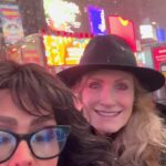 Marie Osmond Instagram - Darla and I loved being able to be back in Time Square last month!!🤩🗽 Haha We have so many good memories here! Have you been before? What's your favorite thing to see in New York!?