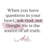 Marie Osmond Instagram - "When you have questions in your heart, ask God, not Google. He is the source of all truth." #SundayMessage