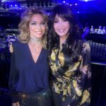 Marie Osmond Instagram - Mark Davis (owner of the @Raiders and @AllegiantStadium) is such an amazing friend and one of the nicest people you’ll ever meet!!🥰 He invited me to join him for The Dinner Show before today's #SuperBowl!!✨ I ran into so many amazing friends like @WayneNewtonmrlv and the beautiful @ShaniaTwain and made new ones like Marks's girlfriend, @iamorianthi, and @DHendrickson41! Mark's girlfriend, @iamorianthi, is such a fantastic guitarist and used to play with Michael Jackson. She’s performing as well! But tonight, our surprise entertainers were Super Bowl legends @LadyGaga and @DianaRoss, as well as @IAmWandaSykes and @NBCJayLeno!! ✨ We all had such a phenomenal time!! I'm going to be watching the game today from Mark's suite and then head to the party afterward!!🏈🏆 Be sure to watch my stories to see all the fun!!