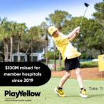Marie Osmond Instagram - I’m so excited to celebrate more than $100M fundraised through golf since 2019 for @cmnhospitals to help 12 million kids like Tate!!💛💛 Learn more about the incredible impact by @playyellow4kids here: www.playyellow.org