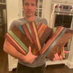 Marika Domińczyk Instagram – Going into the #newyear with our #hobby game strong. @scottkfoley makes some beautiful #cheeseboard ‘s , and they look really good with my #sourdoughbread. 💕You are never too old to #learn something new. ♥️🙌🏼#partnerincrime #inittogether #nerdlife #woodworking #breadbaking #happynewyear
