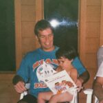 Marilou Instagram - Bonne fête mon papa. Le plus dévoué. Je t’aime tant. (la seule chose que je ne te pardonnerai jamais c’est d’avoir laissé maman me coiffer comme sur la dernière image!!) @johnnybizbiz @lisedupuis