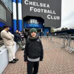 Mariloup Wolfe Instagram - Notre super soirée au match de football de Chelsea vs Manchester United! Quelle expérience! ⚽️ Les fans étaient très intenses!!! 😂😳 @mirowolfe