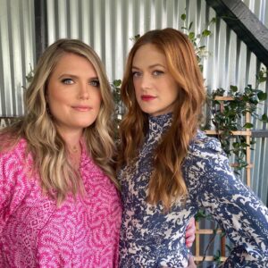 Marin Ireland Instagram - No one better to do press day with than @elizaaclarkw. I love my @y_fxonhulu family to bits. Also I am very good at posing. 
Thank you @andrewgelwicks and @meghankucich for the look and @kirinstagram for my face and @claytonhawkins for hair and @bella_freud for the dress and @mia_becar for the HEELZ and @annesisteron for the ear blings