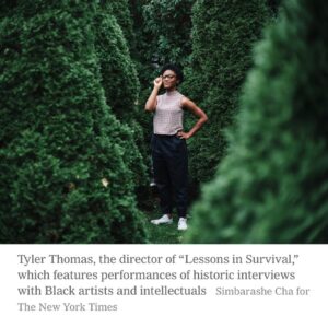 Marin Ireland Instagram - Y’ALL. BIG DAY. The Greyest of Ladies has a beautiful piece about our project, with a stunner of a photo of our incomparable leader, Tyler Thomas. Read, watch, all of it—we’re extending the viewing until November 29th. Because we love you. Hearing the words from these thinkers and artists is a balm in these savage times. For real.