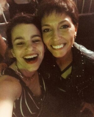 Marina Glezer Instagram - Y el miedo? Que arda. 
Siempre con vos @mayrasolmendoza 💜🇦🇷☀️