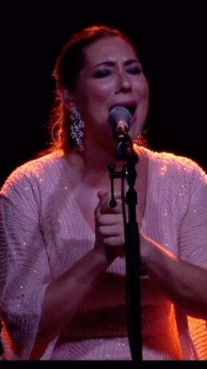 Marina Heredia Instagram - Festival flamenco Bierzo al Toque celebrado en La Térmica Espacio Cultural de Ponferrada, Marina Heredia acompañada a la guitarra por @josequevedobolita_oficial