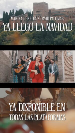 Marina Heredia Instagram - YA LLEGÓ LA NAVIDAD
Marina Heredia ft. David Palomar

Enlace del vídeo completo en en mi bio

https://youtu.be/FI1RITarc8w

Esta Navidad 2023 os traigo mi nuevo sencillo y he tenido el gusto de estar junto a David Palomar. Gracias todos los que han hecho posible que esta navidad suene diferente.... La Navidad nunca sonó tan emocionante! 🎁🎄 #EstrenoNavideño #SorpresaMusical #Navidad2023

@josequevedobolita_oficial 
@david.palomar 
@paquitogonzalezpercu 
@anahr28 
@fita_heredia 
@antonellanogaredo 
@jm.popo 
@antoniogusa 
@artemisalicia
Producción
@veronica_ramallo_sumariva 

📸 Álvaro Yus
🎥 @ettorefilms
