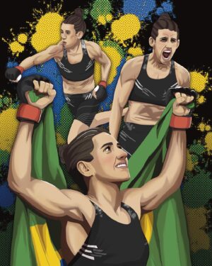 Marina Rodriguez Instagram - After smashing her Dana White Contender Series bout and debuting in late 2018, Marina in a short time has amassed victories over many great names.

Tecia Torres, Ribas, Waterson (twice), Dern, Yan Xiaonan have all succumbed to Rodriguez! Looking forward to the next bout 💪💪

#marinarodriguez #ufc #ufcart #ufcposter #mma #mmaart #mmaposter #sportsart #fightart