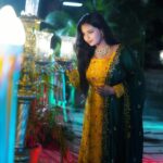 Marina Abraham Instagram - Embracing the warm glow of the lamp...🕯 #instapic #instagram #lights Outfit by : @mounikas_couture